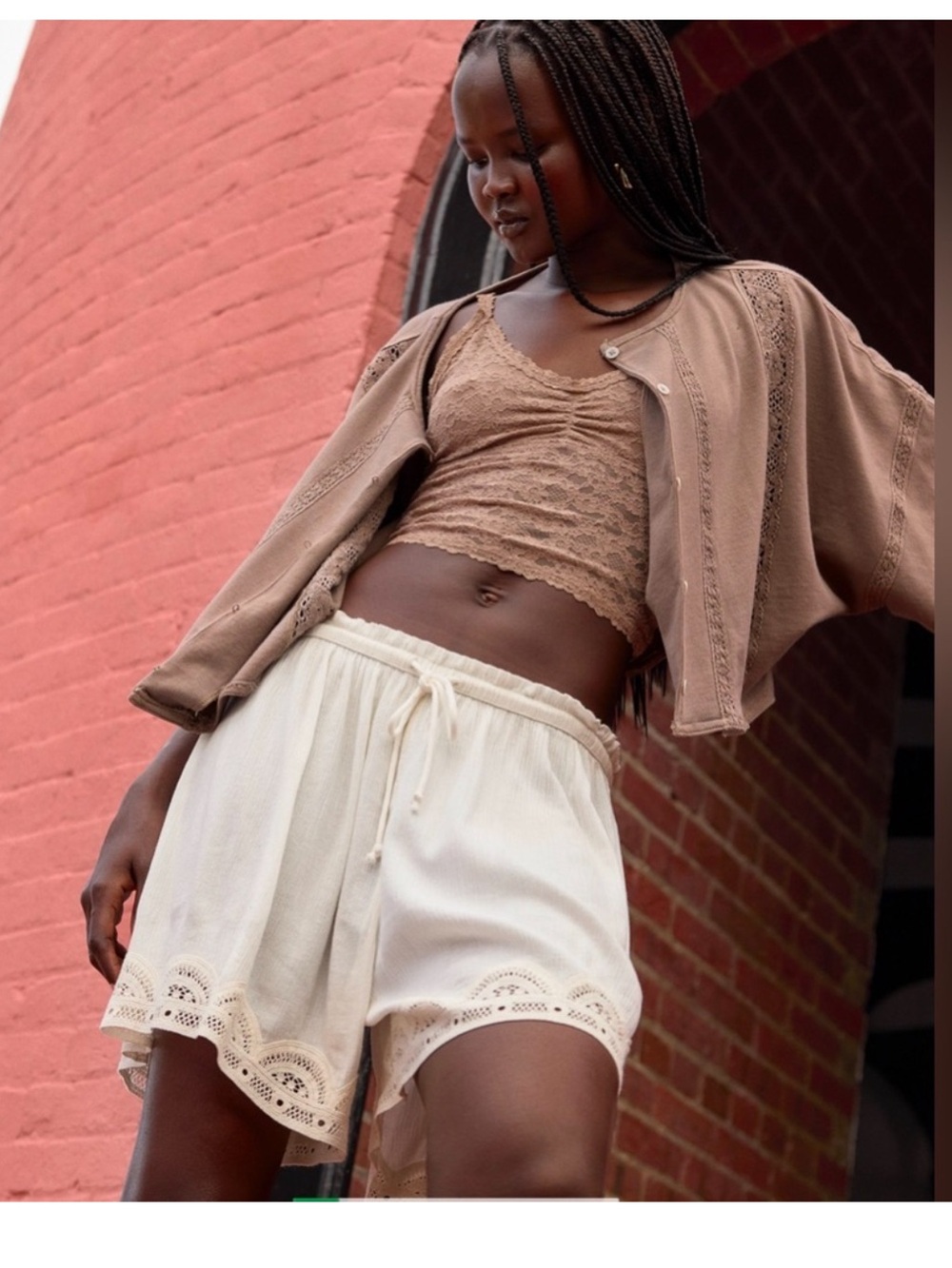 Aerie Off Duty Gauze Boxer